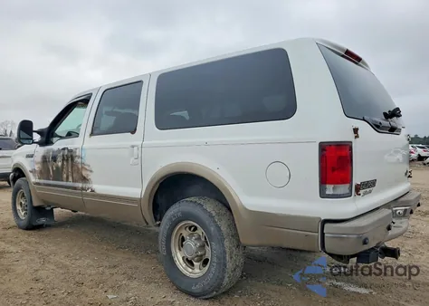 2000 Ford Excursion Limited z USA, uszkodzony, nr VIN 1FMSU43F8YED45694